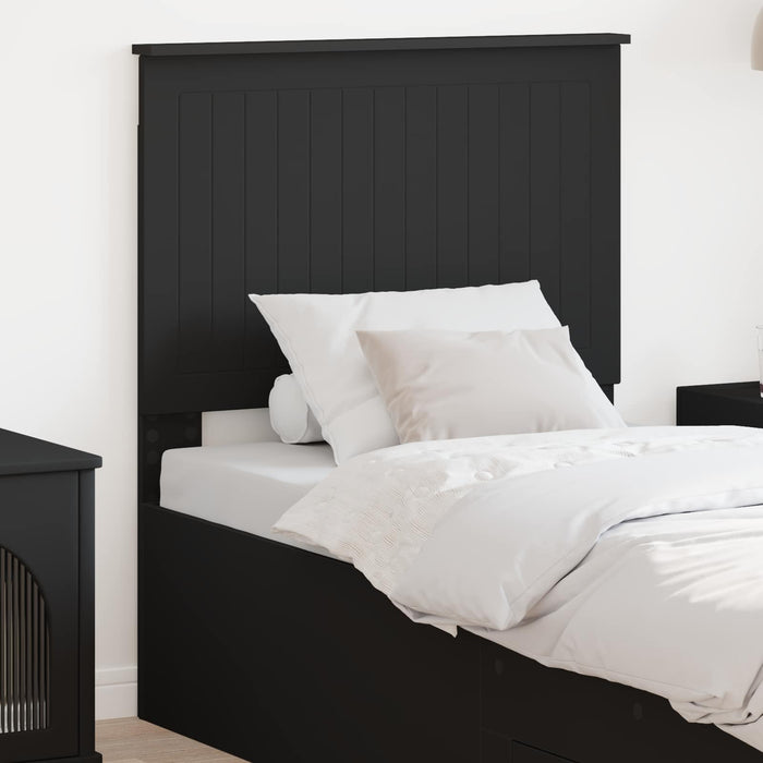 Tăblie cap cu headboard Stejar Negru 80 cm Lemn compozit - WALTI WALTI