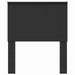 Tăblie cap cu headboard Stejar Negru 80 cm Lemn compozit - WALTI WALTI