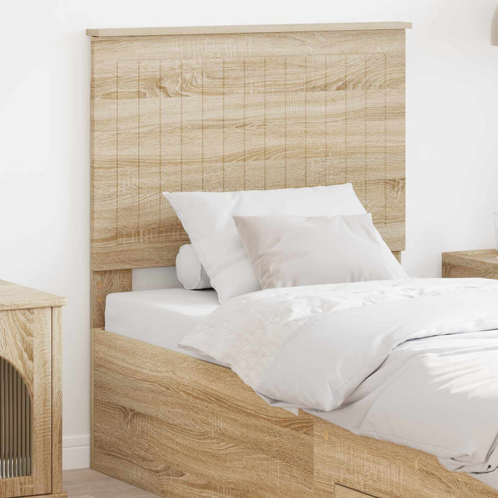 Tăblie cap cu headboard Stejar Sonoma 80 cm Lemn compozit - WALTI WALTI