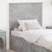 Tăblie cap cu headboard Gri din beton 80 cm Lemn compozit - WALTI WALTI