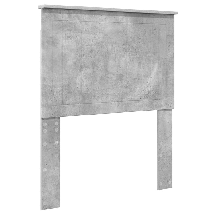 Tăblie cap cu headboard Gri din beton 80 cm Lemn compozit - WALTI WALTI