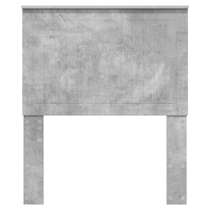 Tăblie cap cu headboard Gri din beton 80 cm Lemn compozit - WALTI WALTI