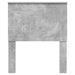 Tăblie cap cu headboard Gri din beton 80 cm Lemn compozit - WALTI WALTI