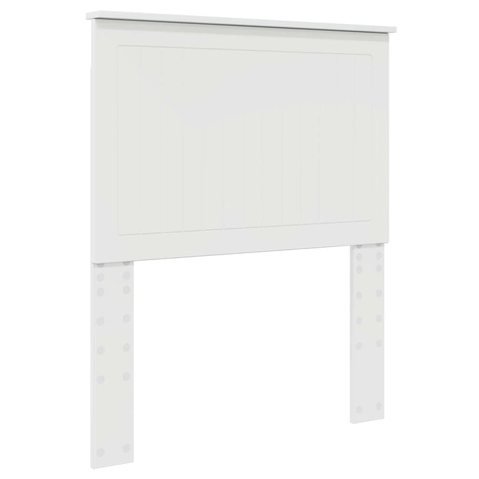 Tăblie cap cu headboard Alb Lucios 80 cm Lemn compozit - WALTI WALTI