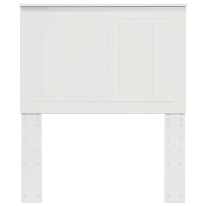Tăblie cap cu headboard Alb Lucios 80 cm Lemn compozit - WALTI WALTI