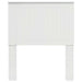 Tăblie cap cu headboard Alb Lucios 80 cm Lemn compozit - WALTI WALTI