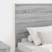 Tăblie cap cu headboard Gri Sonoma 80 cm Lemn compozit - WALTI WALTI