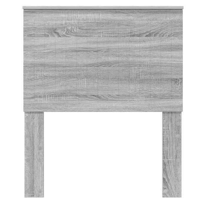Tăblie cap cu headboard Gri Sonoma 80 cm Lemn compozit - WALTI WALTI