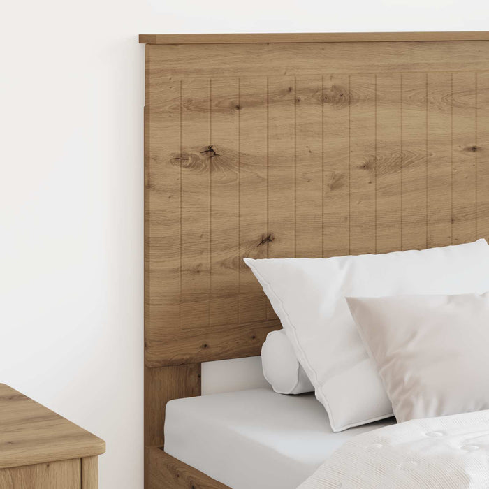 Tăblie cap cu headboard Stejar Artizanal 80 cm Lemn compozit - WALTI WALTI