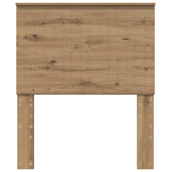Tăblie cap cu headboard Stejar Artizanal 80 cm Lemn compozit - WALTI WALTI
