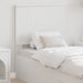 Tăblie cap cu headboard Alb 75 cm Lemn compozit - WALTI WALTI