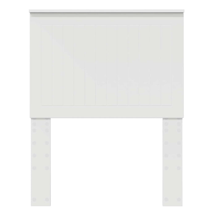 Tăblie cap cu headboard Alb 75 cm Lemn compozit - WALTI WALTI