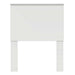 Tăblie cap cu headboard Alb 75 cm Lemn compozit - WALTI WALTI