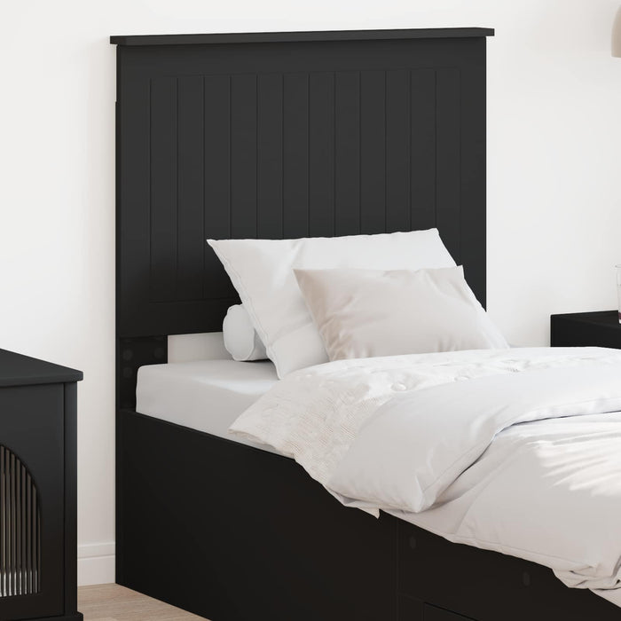 Tăblie cap cu headboard Stejar Negru 75 cm Lemn compozit - WALTI WALTI