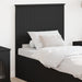 Tăblie cap cu headboard Stejar Negru 75 cm Lemn compozit - WALTI WALTI