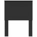Tăblie cap cu headboard Stejar Negru 75 cm Lemn compozit - WALTI WALTI