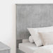 Tăblie cap cu headboard Gri din beton 75 cm Lemn compozit - WALTI WALTI