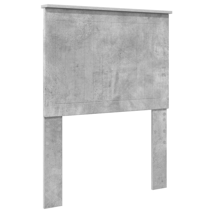 Tăblie cap cu headboard Gri din beton 75 cm Lemn compozit - WALTI WALTI