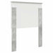 Tăblie cap cu headboard Gri din beton 75 cm Lemn compozit - WALTI WALTI