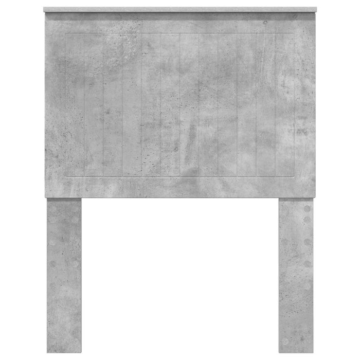 Tăblie cap cu headboard Gri din beton 75 cm Lemn compozit - WALTI WALTI