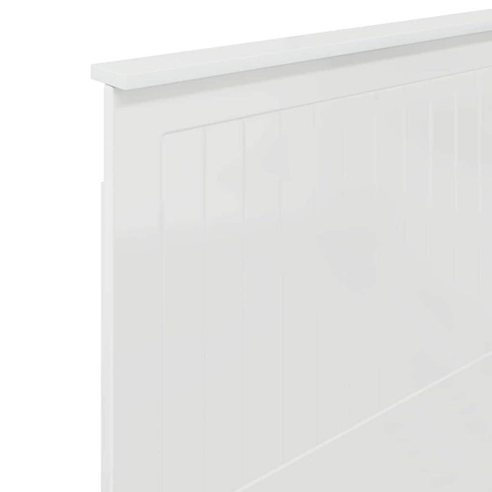 Tăblie cap cu headboard Alb Lucios 75 cm Lemn compozit - WALTI WALTI