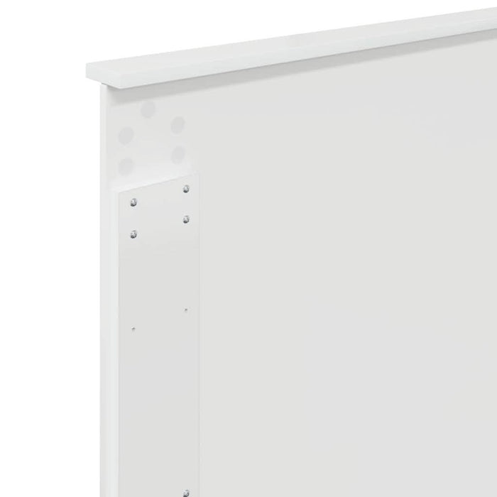 Tăblie cap cu headboard Alb Lucios 75 cm Lemn compozit - WALTI WALTI