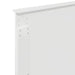 Tăblie cap cu headboard Alb Lucios 75 cm Lemn compozit - WALTI WALTI