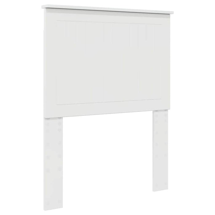 Tăblie cap cu headboard Alb Lucios 75 cm Lemn compozit - WALTI WALTI
