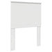 Tăblie cap cu headboard Alb Lucios 75 cm Lemn compozit - WALTI WALTI