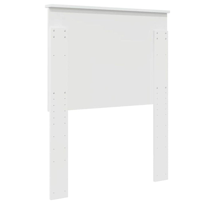 Tăblie cap cu headboard Alb Lucios 75 cm Lemn compozit - WALTI WALTI