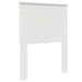 Tăblie cap cu headboard Alb Lucios 75 cm Lemn compozit - WALTI WALTI