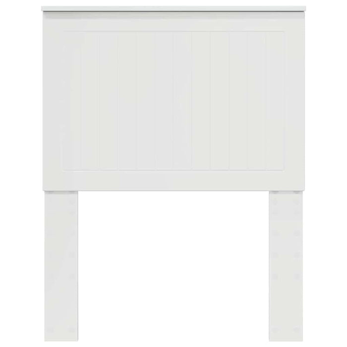 Tăblie cap cu headboard Alb Lucios 75 cm Lemn compozit - WALTI WALTI