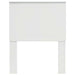 Tăblie cap cu headboard Alb Lucios 75 cm Lemn compozit - WALTI WALTI