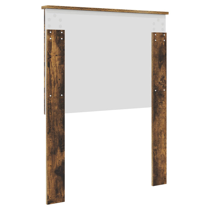 Tăblie cap cu headboard Stejar fumuriu 75 cm Lemn compozit - WALTI WALTI