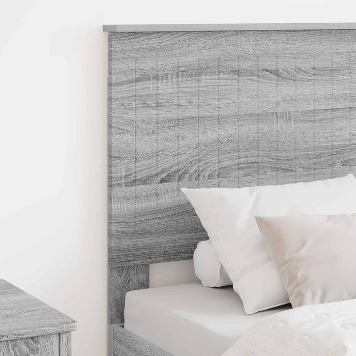 Tăblie cap cu headboard Gri Sonoma 75 cm Lemn compozit - WALTI WALTI