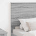 Tăblie cap cu headboard Gri Sonoma 75 cm Lemn compozit - WALTI WALTI