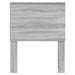 Tăblie cap cu headboard Gri Sonoma 75 cm Lemn compozit - WALTI WALTI