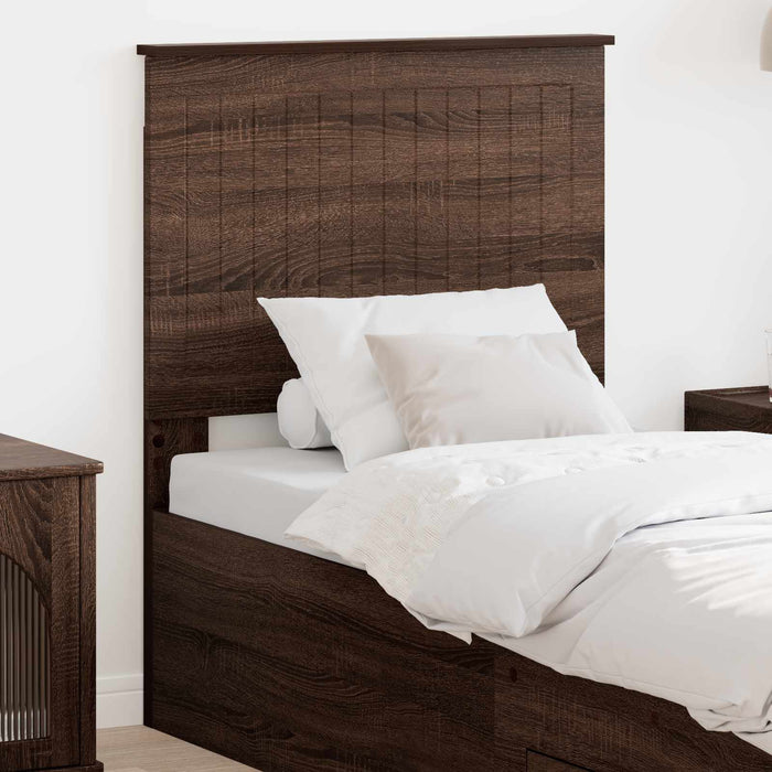 Tăblie cap cu headboard Stejar închis 75 cm Lemn compozit - WALTI WALTI