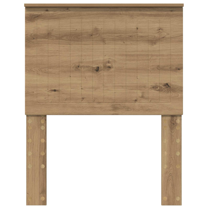 Tăblie cap cu headboard Stejar Artizanal 75 cm Lemn compozit - WALTI WALTI