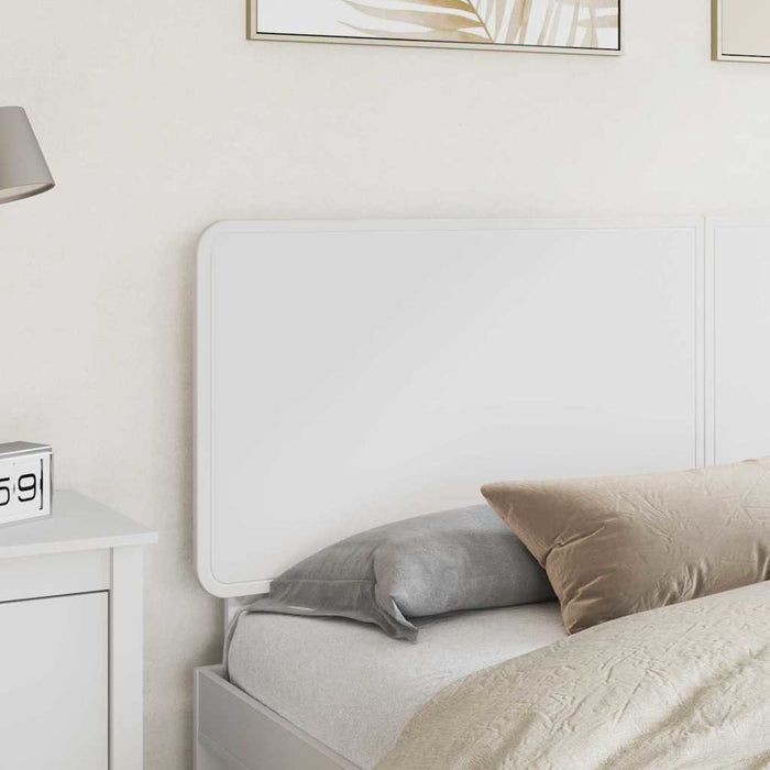Tăblie cap cu headboard Alb 200 cm Lemn compozit - WALTI WALTI