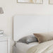 Tăblie cap cu headboard Alb 200 cm Lemn compozit - WALTI WALTI