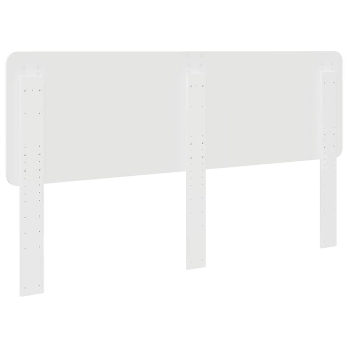 Tăblie cap cu headboard Alb 200 cm Lemn compozit - WALTI WALTI