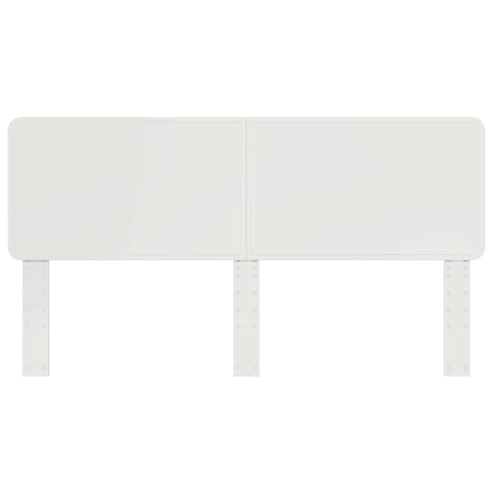 Tăblie cap cu headboard Alb 200 cm Lemn compozit - WALTI WALTI