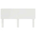 Tăblie cap cu headboard Alb 200 cm Lemn compozit - WALTI WALTI