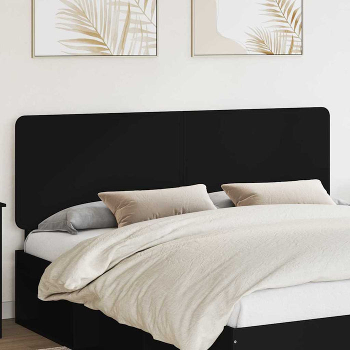 Tăblie cap cu headboard Stejar Negru 200 cm Lemn compozit - WALTI WALTI