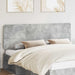 Tăblie cap cu headboard Gri din beton 200 cm Lemn compozit - WALTI WALTI