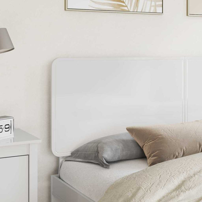 Tăblie cap cu headboard Alb Lucios 200 cm Lemn compozit - WALTI WALTI