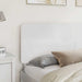 Tăblie cap cu headboard Alb Lucios 200 cm Lemn compozit - WALTI WALTI