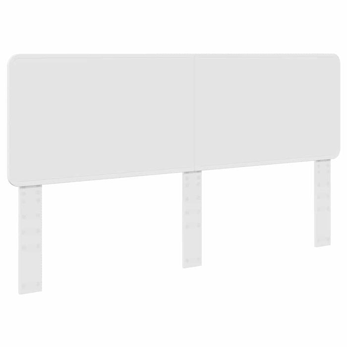 Tăblie cap cu headboard Alb Lucios 200 cm Lemn compozit - WALTI WALTI