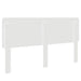 Tăblie cap cu headboard Alb Lucios 200 cm Lemn compozit - WALTI WALTI
